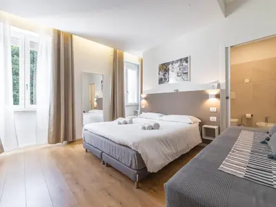 Letto o letti in una camera di Dome