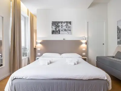 Letto o letti in una camera di Dome