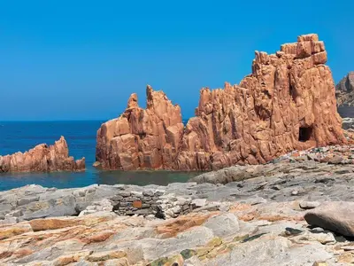 Paesaggio naturale nelle vicinanze della villa