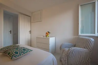 Letto o letti in una camera di Sul Mare Sardegna Villa Calliroe