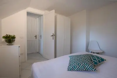 Letto o letti in una camera di Sul Mare Sardegna Villa Calliroe