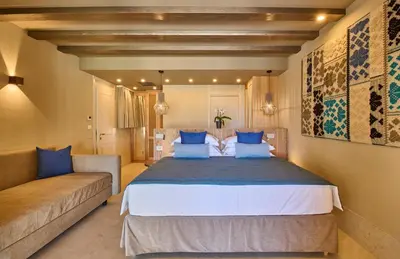 Letto o letti in una camera di Residence Le Bouganville