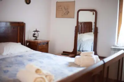 Letto o letti in una camera di B&B La Baita
