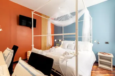 Letto o letti in una camera di Il Panoramico Rooms