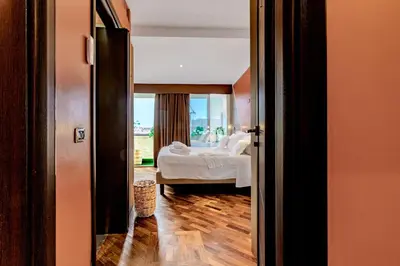 Letto o letti in una camera di Il Panoramico Rooms