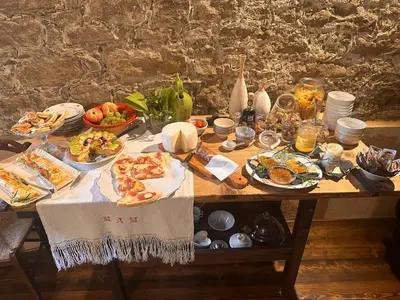 Cibo presso il bed & breakfast o nelle vicinanze