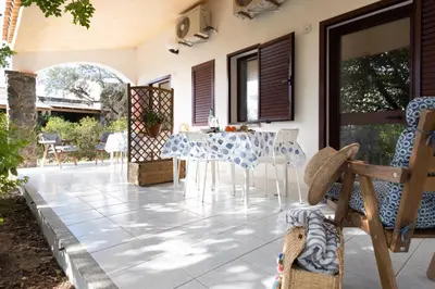 Area soggiorno di Residence Cort'e Accas