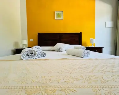 Letto o letti in una camera di bbmaredellestelle