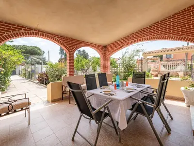 Balcone o terrazza di Casa Lupa Magnifica con Giardino