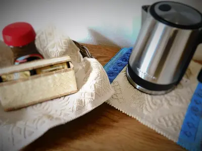 Set per la preparazione di tè e caffè presso B&b-Le Rondini