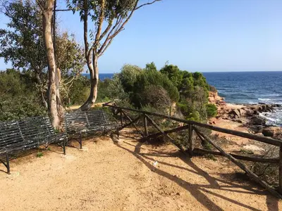 Paesaggio naturale nelle vicinanze della villa