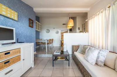 Cucina o angolo cottura di Domus Luna Apartment with sea view Villasimius