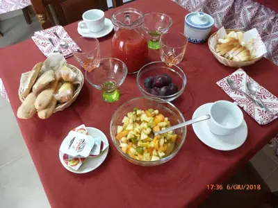 Cibo presso il bed & breakfast o nelle vicinanze
