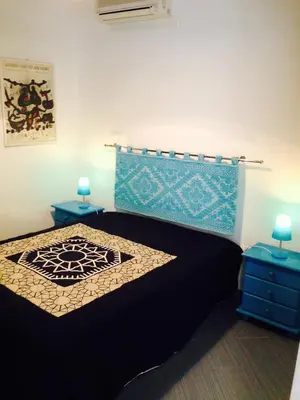 Letto o letti in una camera di Villa Aurora