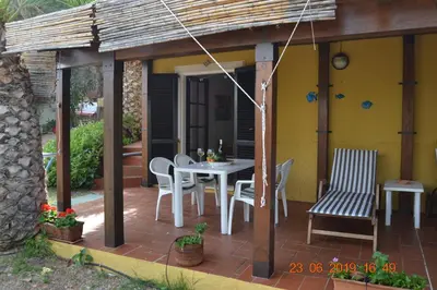 Patio o area all'aperto di Appartamenti al mare