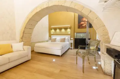 Area soggiorno di Martini Castello Boutique Rooms