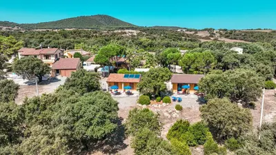Paesaggio naturale nelle vicinanze of country house