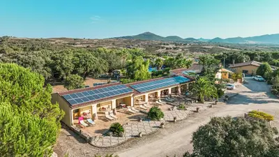 Paesaggio naturale nelle vicinanze of country house