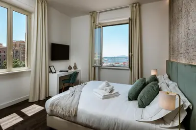 Letto o letti in una camera di Birkin Marina