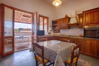 Cucina o angolo cottura di CASA VACANZE MARLU'