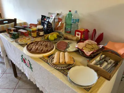 Cibo presso il bed & breakfast o nelle vicinanze