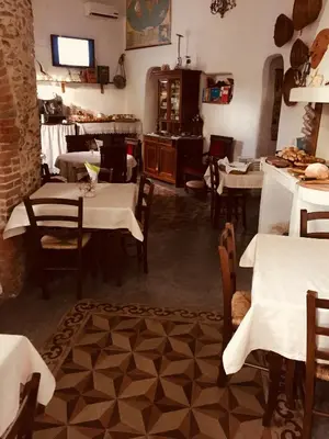 Area soggiorno di Il Portico Guesthouse