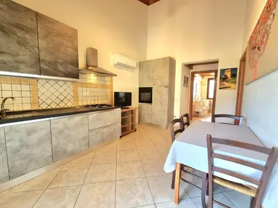 Cucina o angolo cottura di Saludi&Trigu - Rural Apartments