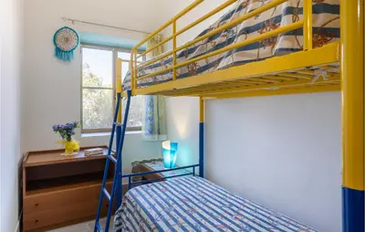 Letto o letti in una camera di Casa Arco