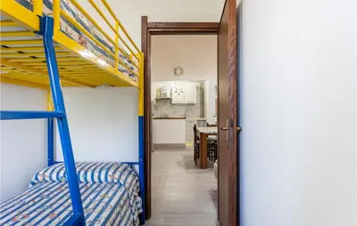 Letto o letti in una camera di Casa Arco