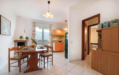 Cucina o angolo cottura di Casa Sole Rosso