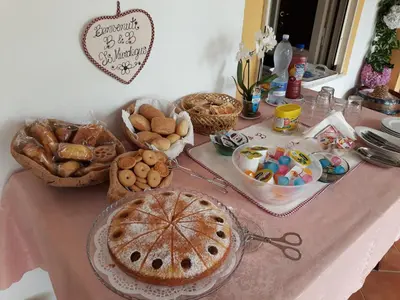 Cibo presso il bed & breakfast o nelle vicinanze