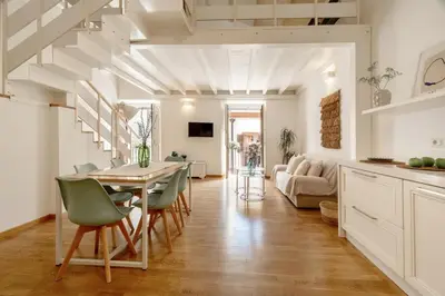 Area soggiorno di Domus de Silva - Appartamento in centro storico a Cagliari