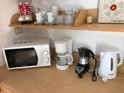 Set per la preparazione di tè e caffè presso Loft delizioso