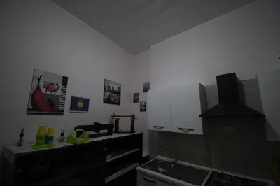 Cucina o angolo cottura di b&b del corso