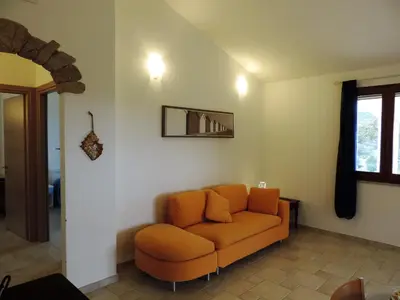 Area soggiorno di la casetta rosa