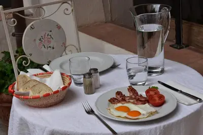 Cibo presso il bed & breakfast o nelle vicinanze