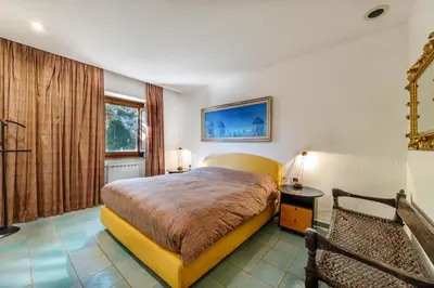 Letto o letti in una camera di villa francesca