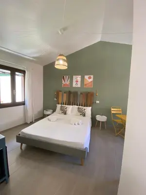 Letto o letti in una camera di Il Timone B&B
