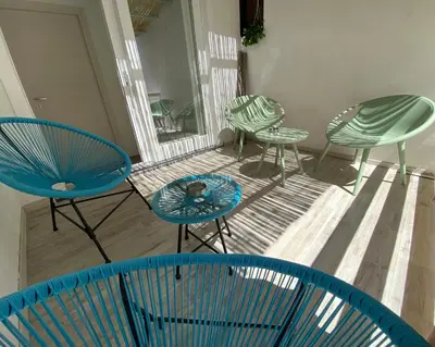 Area soggiorno di Il Timone B&B