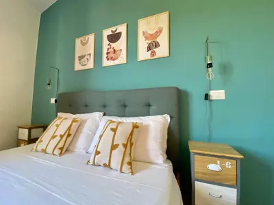 Letto o letti in una camera di Il Timone B&B