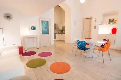Area soggiorno di Modern Apartment in Historic Building