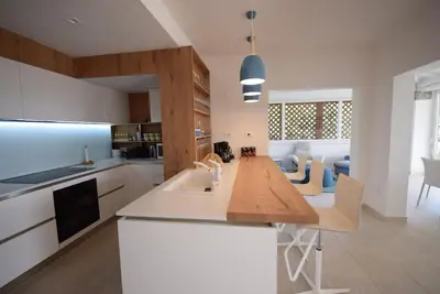 Cucina o angolo cottura di VILLA BAIRES - CHIA