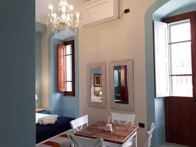 Area soggiorno di Sofia Family Suites