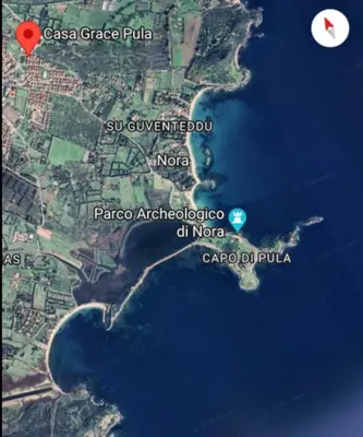 Planimetria di Casa Grace Pula