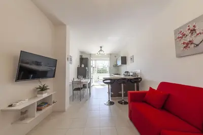 TV o dispositivi per l'intrattenimento presso Le Domus lovely apartment