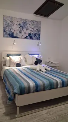 Letto o letti in una camera di Sa domu rubia
