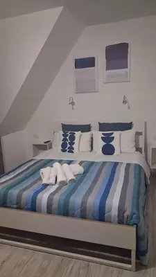 Letto o letti in una camera di Sa domu rubia