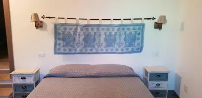 Letto o letti in una camera di S'apposenteddu Affittacamere del Ristorante da Stefano