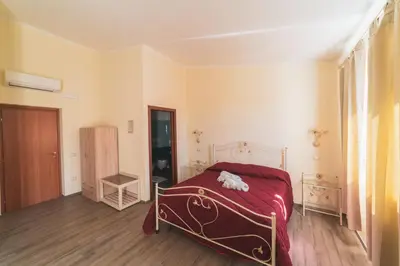 Letto o letti in una camera di Villa Alberta Hotel