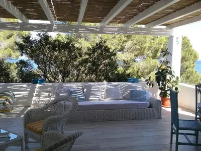 Area soggiorno di Villa Biancaluna